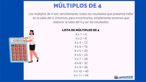 multiplos de 4 e 7|multiplicados de 4 ejemplos.